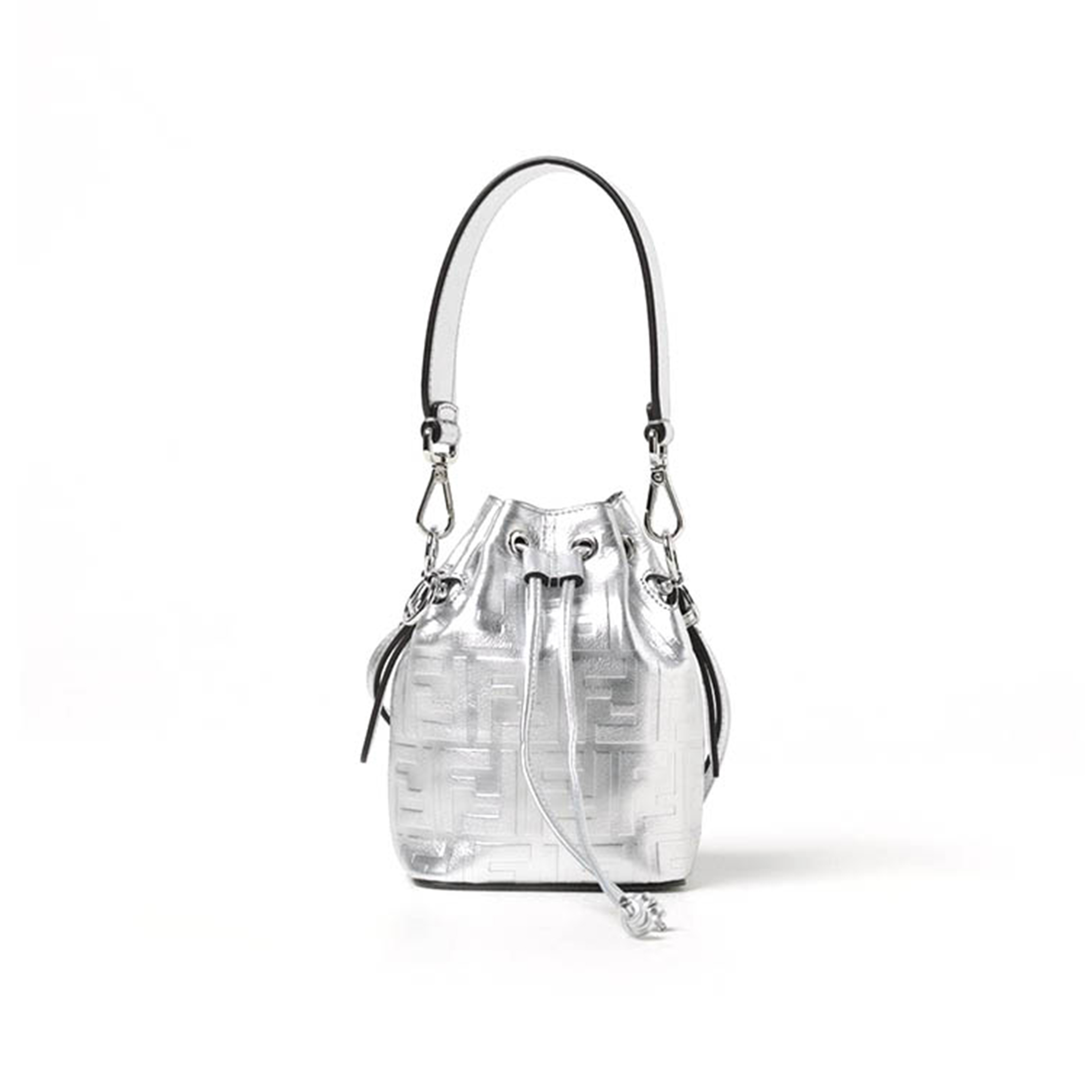 FENDI MON TRESOR LAMINATED LEATHER BAG (18*12*10cm)
